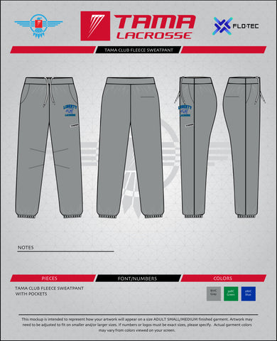 Liberty Tama Club Fleece Sweatpant