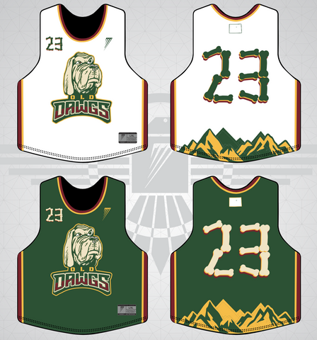 Old Dawgs Reversible- White and Green