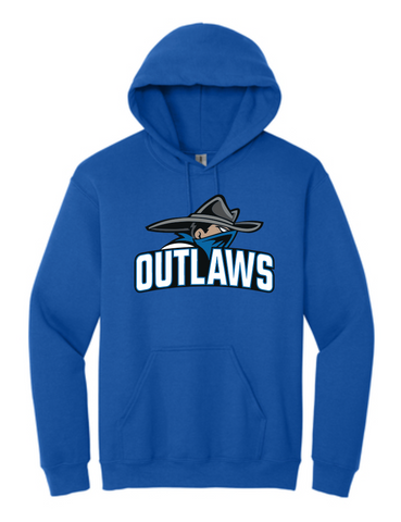 RYFL Blue Outlaws Gildan Heavy Blend Hooded Sweatshirt