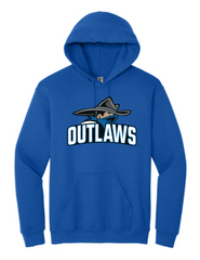 RYFL Blue Outlaws Gildan Heavy Blend Hooded Sweatshirt