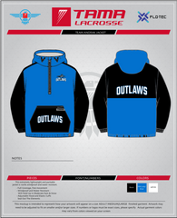 RYFL Blue Outlaws custom Tama Anorak Jacket