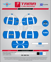 RYFL Blue Outlaws Tama Mini Team Duffle Bag