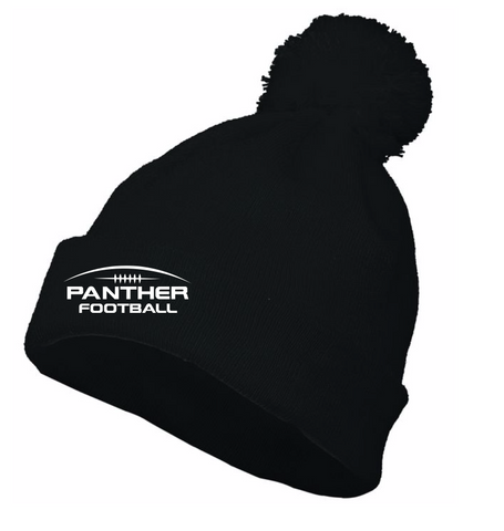 RYFL Black Panthers AUGUSTA SPORTSWEAR POM BEANIE