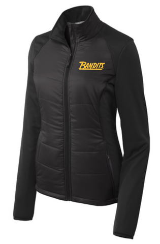 RYFL Gold Bandits Port Authority Women's Hybrid Soft Shell Jacket