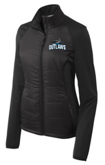 RYFL Blue Outlaws Port Authority Women's Hybrid Soft Shell Jacket