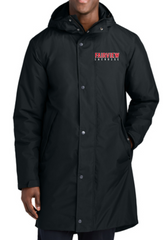 Fairview Womens- Black Long Sideline Parka- Mens Cut
