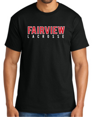 Fairview Womens-Tee Shirt- Black or Grey----Mens Cut