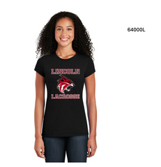 Lincoln Womens Gildan Soft Style T-Shirt