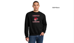Lincoln Jerzees® - NuBlend® Crewneck Sweatshirt Available in Black or Grey