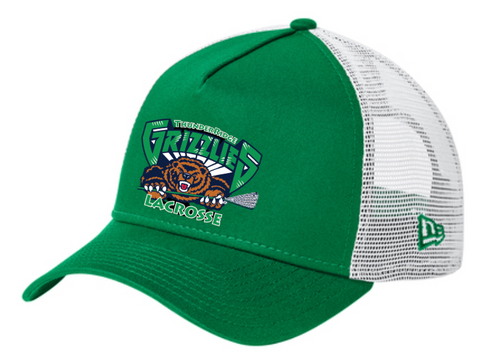 ThunderRidge New Era structured Mesh Snapback Hat (Kelly Green and Navy)