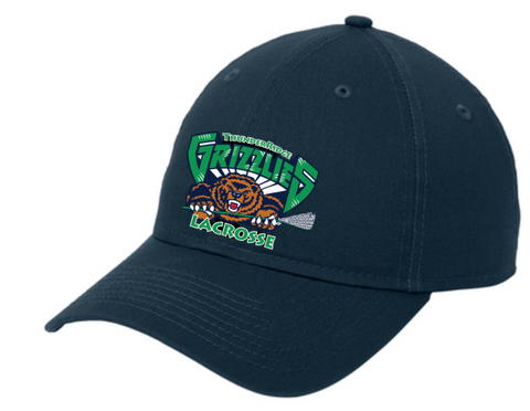 ThunderRidge New Era Adjustable Unstructured Hat (Navy and Grey)