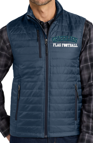 TR FF Full-Zip Puffer Vest (Navy)