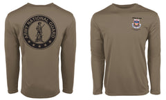 ARNG Readiness Coyote Brown Long Sleeved Poly Tee