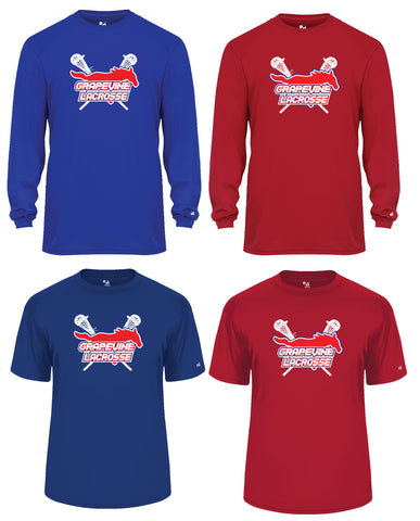 Grapevine Badger Men's Shooting Shirts - Short-Sleeve or Long-Sleeve - Men's, Women's, & Youth