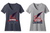 SE Lacrosse- Women's V-Neck Tee- Navy or Grey