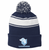 PHS Stripe Pom Pom Beanie