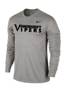 Vipers  Nike Long Sleeved Legend Dri Fit Tee Option 1