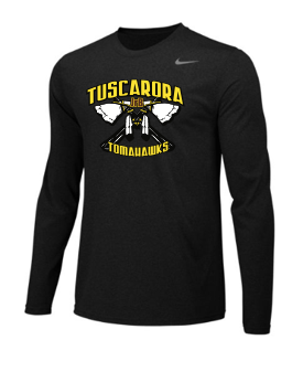 Tuscarora Black Nike Long Sleeved Legend Dri Fit Tee