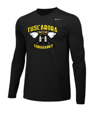 Tuscarora Black Nike Long Sleeved Legend Dri Fit Tee