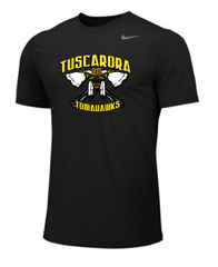 Tuscarora Black Nike Short Sleeved Legend Dri Fit Tee