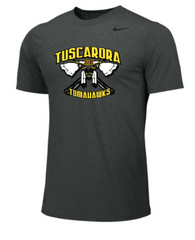 Tuscarora Grey Nike Short Sleeved Legend Dri Fit Tee