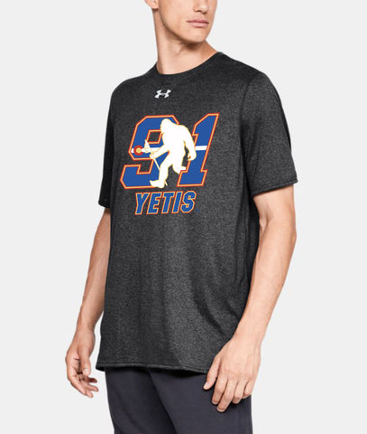 Team 91 Yeti UA Mens and Youth Locker Tee 2.0 SS